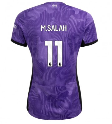 Liverpool Mohamed Salah #11 Tercera Equipación Mujer 2023-24 Manga Corta